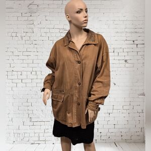 Vintage Porsha Winer Distress Barn Coat